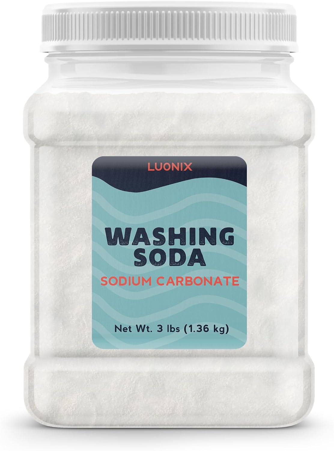 Washing Soda, 3 lbs, Sodium Carbonate, Soda Ash, Laundry Additive
