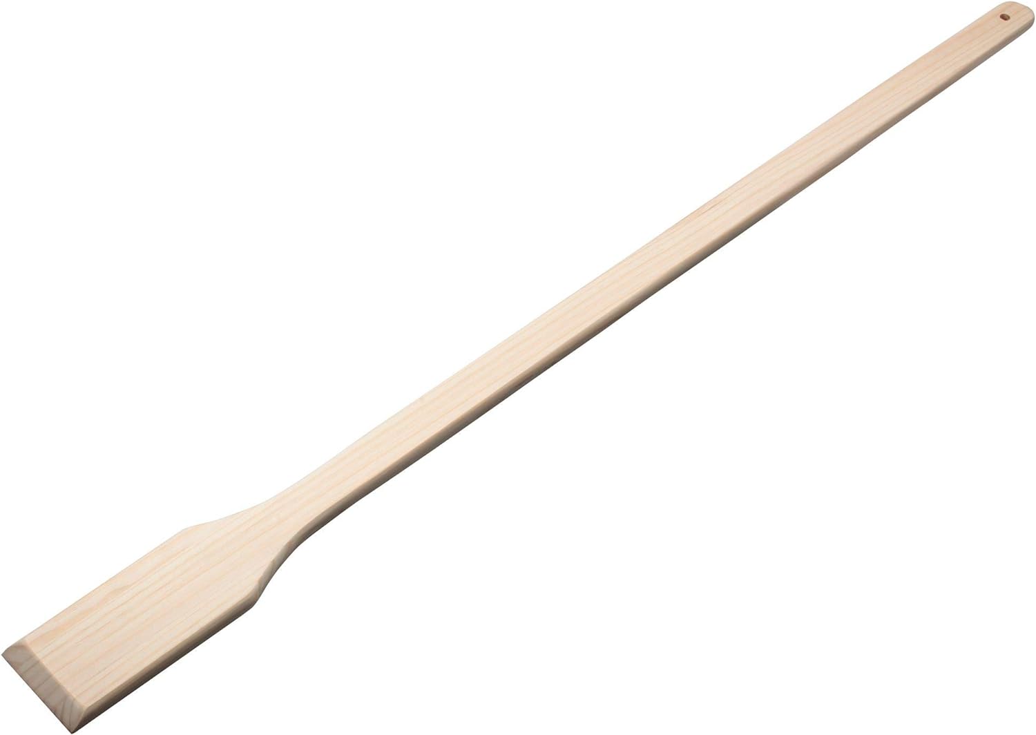 GasOne 30101 Heavy Duty 36-in Wooden Stir Cajun Crawfish Boil Pot Home Brew Paddle, Beige