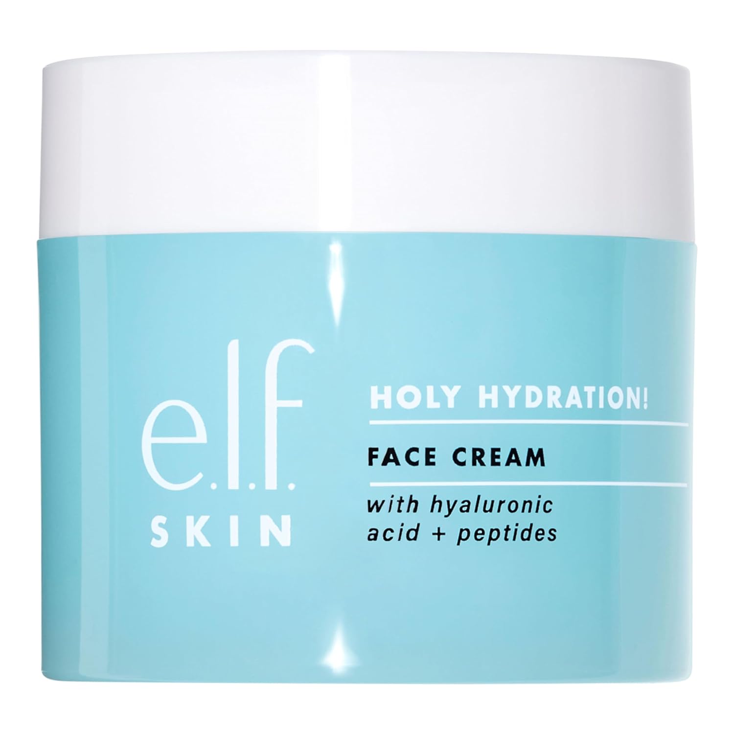 e.l.f. SKIN Holy Hydration! Face Cream, Moisturizer For Nourishing & Plumping Skin, Infused With Hyaluronic Acid, Vegan & Cruelty-Free, 1.76 Oz
