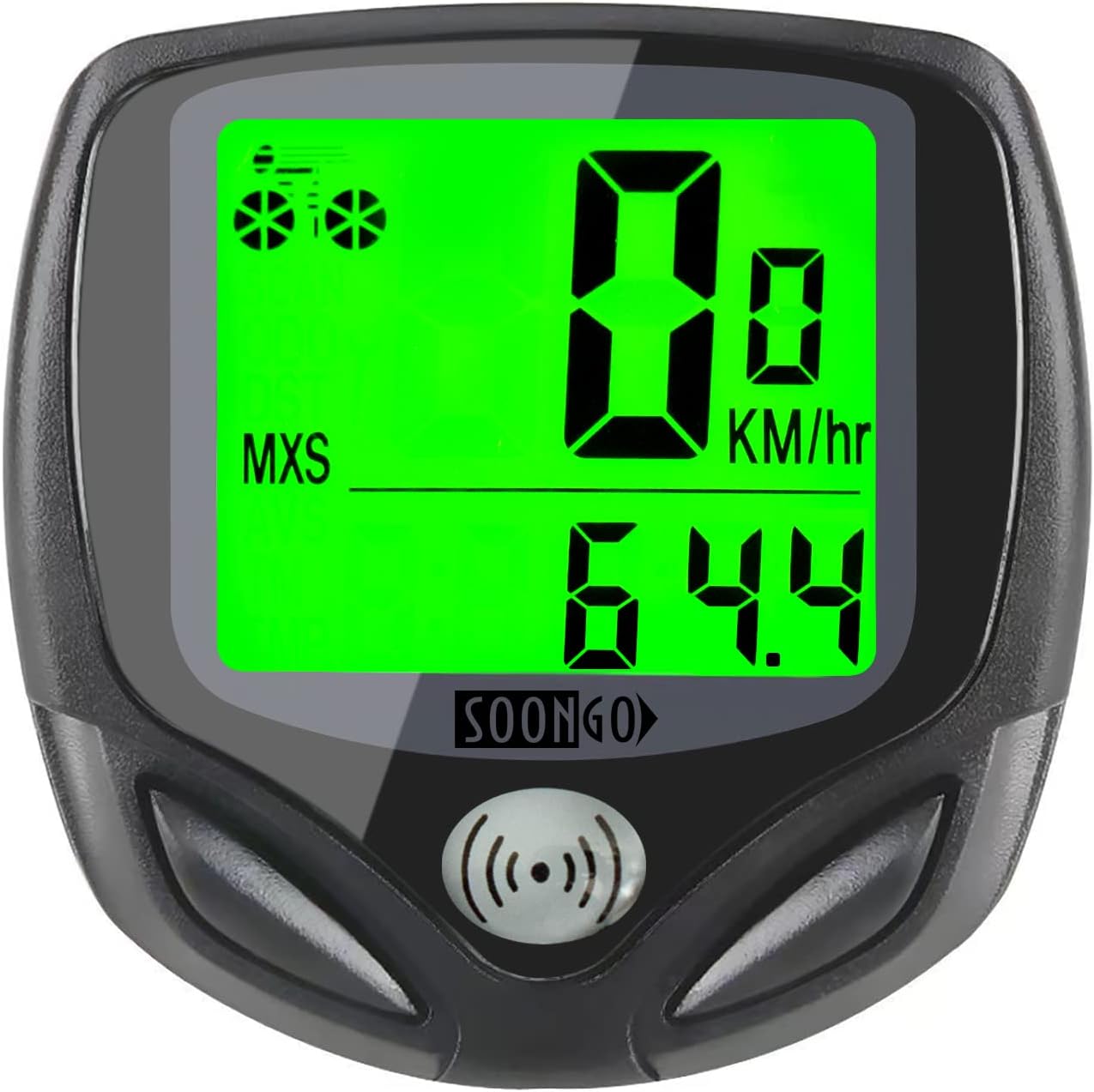 Bike Speedometer, Bicycle odometers,Bicycle Speedometer Wireless Cycle Bike Computer Waterproof Bike Odometer with LCD Display Speedometer Accurate Speed Tracking & Multi-Function
