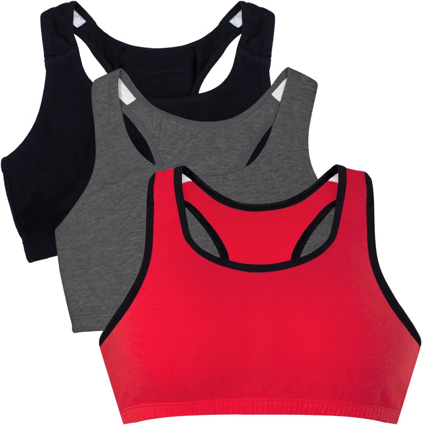 Fruit of the Loom Women's Built Up Tank Style Sports Bra Fashion Colors