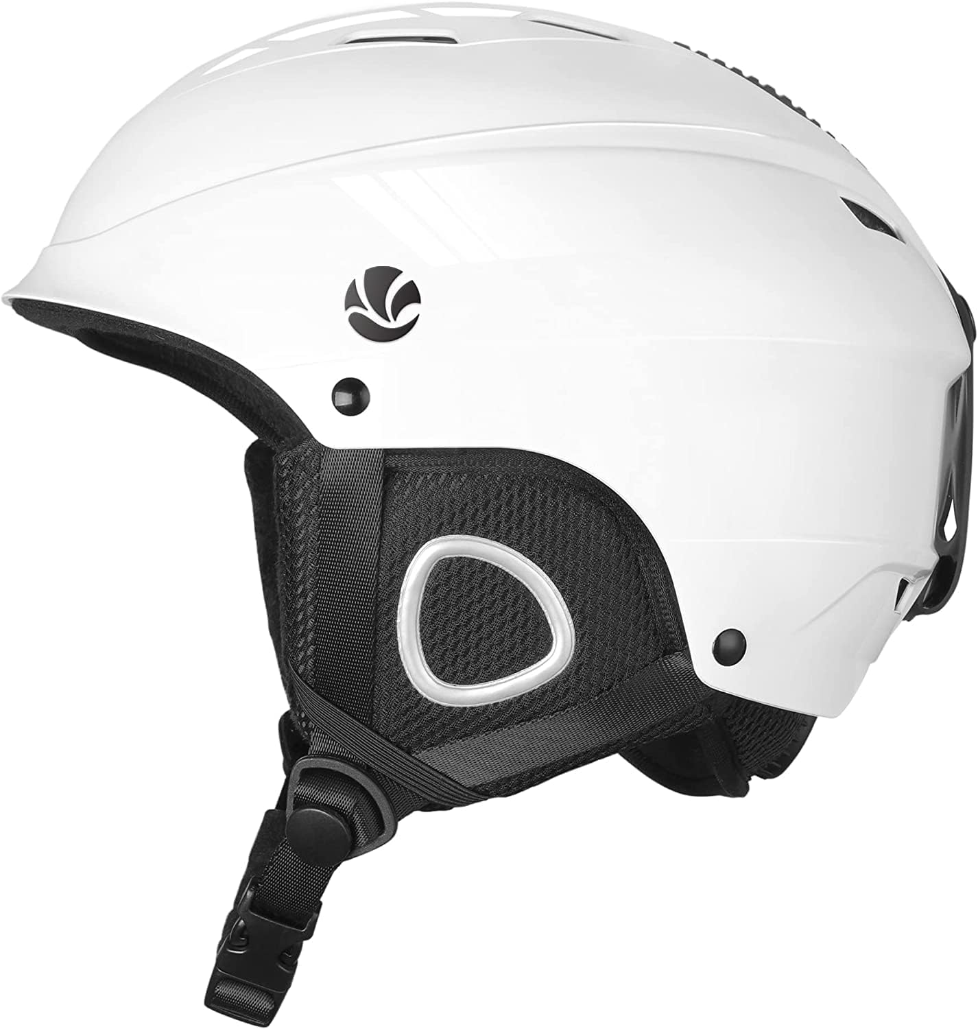 VANRORA Ski Helmet, Snowboard Helmet for Men & Women, Climate Control Venting, Dial Fit, Goggles Compatible, Removable Fleece Liner and Ear Pads, Safety-Certified Snow Helmet